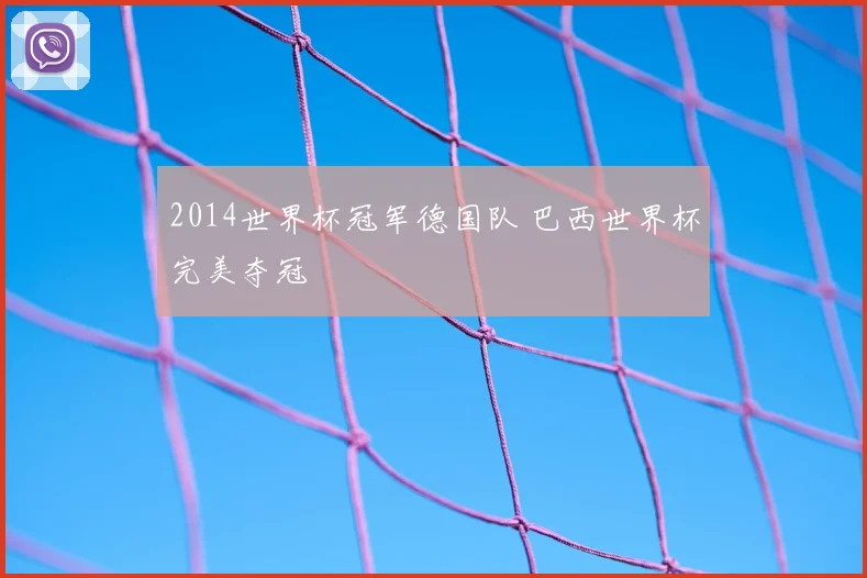 2014世界杯冠军德国队 巴西世界杯完美夺冠